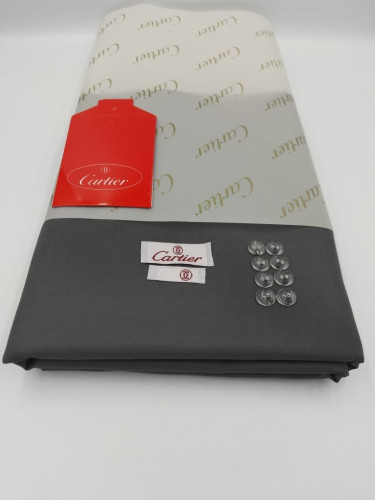 قماش كارتير صيفي لون رمادي