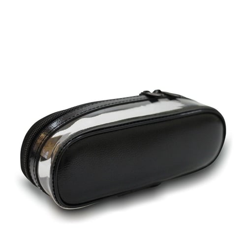 حافظة 12 فنجال شفاف أسود