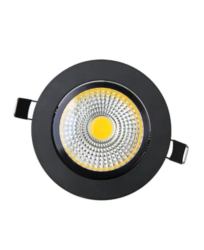 Submersible lamp, 3 inch, 7 candle, with black fra...