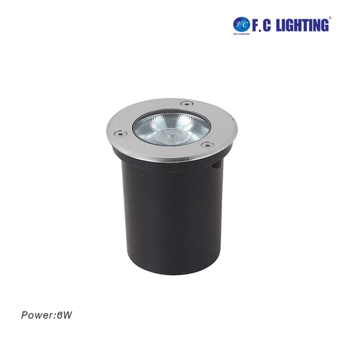 انارة دفن 6 واط اصفر