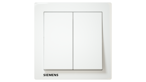 مفتاح مزدوج 10 أمبير أبيض