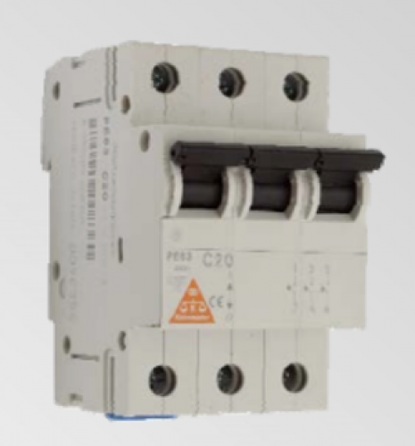 قاطع كهرباء - MCB 32AMP 3P 6KA 230/400V 50/60HZ