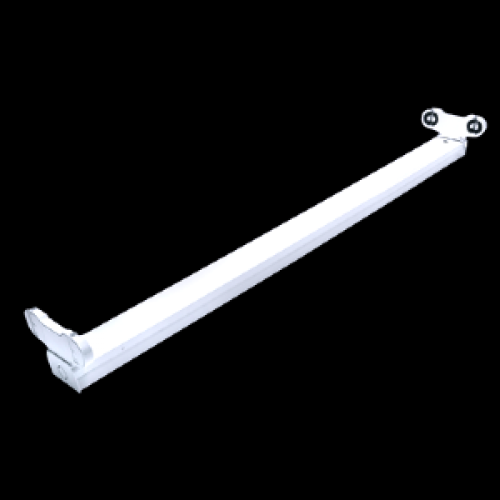 قاعدة مع لمبتين مجوز 2x120سم