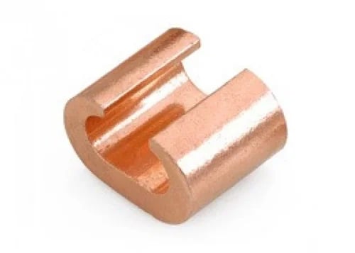 COPPER 'C' CRIMPER 16-16 - Copper C-shaped clamp