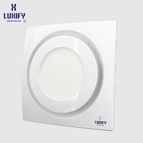 مروحة ديكور 20*20 سم مع أنارة ليد أبيض 12 واط