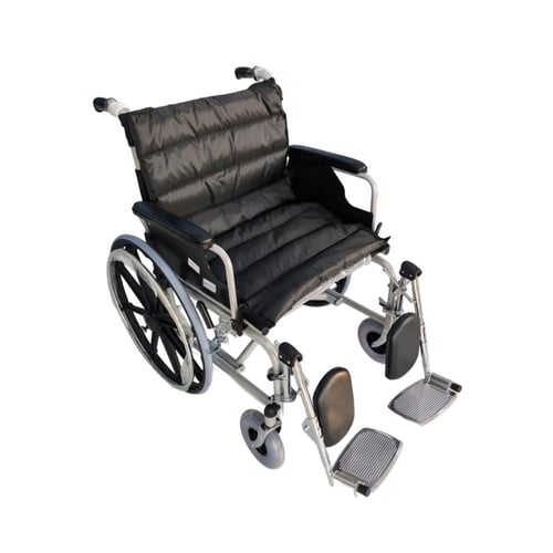 كرسي متحرك عريض بمقعد واسع 22 انش مع ساند ارجل JL9...