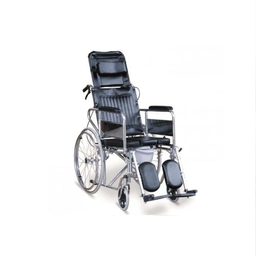 كرسي حمام متحرك مسند ظهر مرتفع مقعد (U) Dorra JL60...