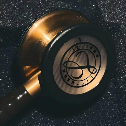 سماعة طبيب ليتمان امريكي الاصلية لون بني شكولاتة