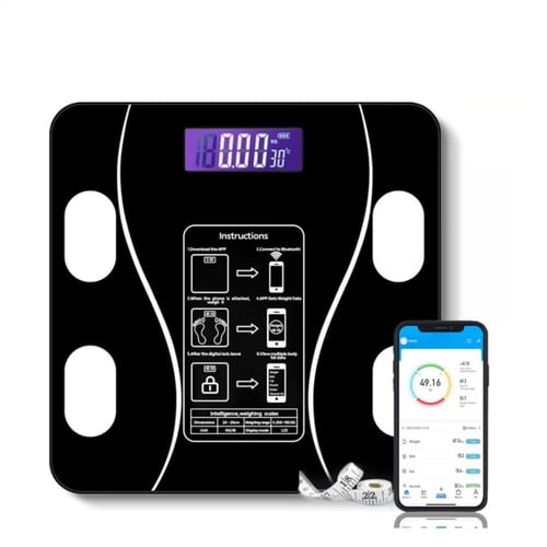 ميزان الجسم الذكي بالبلوتوث الالكترونى موديل SF400