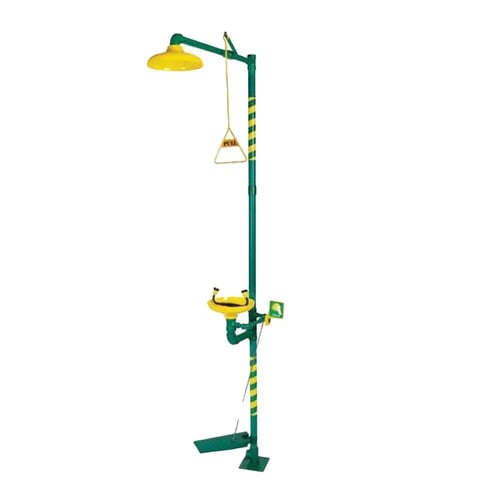 محطة غسيل العين مع شاور