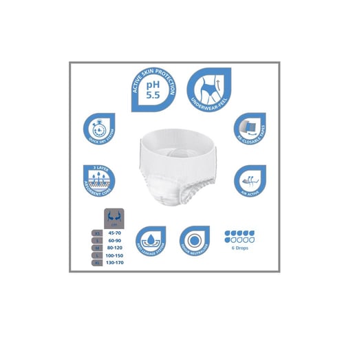 حفائض موليكير موبايل كلوت 14 حبة مقاس L الالمانى