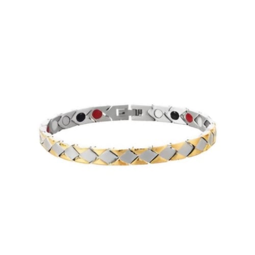 سوار الطاقة المغناطيسي لمقاومة الشحنات فضي في ذهبي...