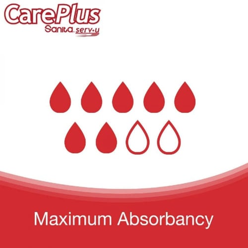 حفائض كبار سانيتا كير بلس مقاس L عبوة 25 Care Plus...