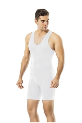 مشد رجالي كامل الجسم فورمفيت ابيض / اسود