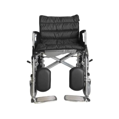 كرسي متحرك عريض بمقعد واسع 22 انش مع ساند ارجل JL9...