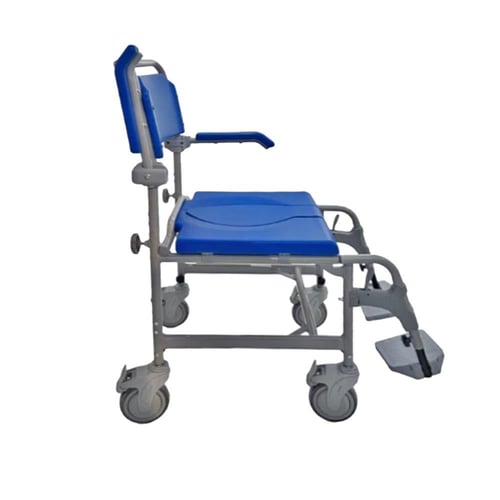 كرسي حمام عريض ضد الصدأ كفر صغير