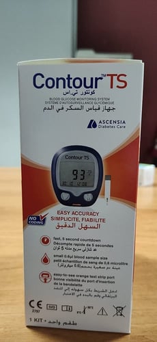 جهاز تحليل السكر بالدم كونتور تي اس - CONTOUR TS