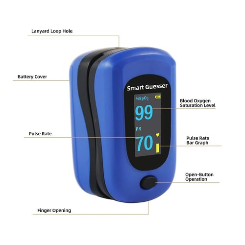 جهاز قياس نسبة الأكسجين و النبض بالدم بلص اوكسيميت...