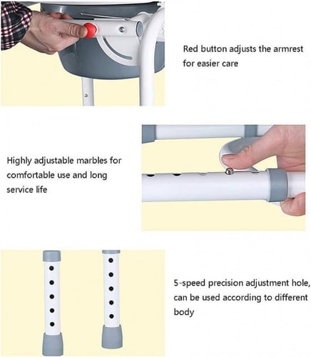 قاعدة حمام متحركة مع جوانب قابلة للتعديل Dorra JL8...