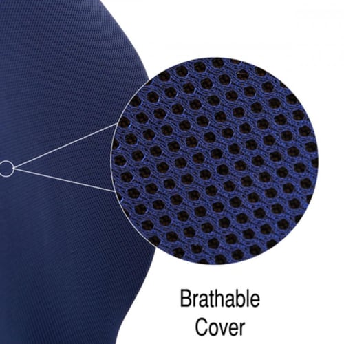 وسادة دعم للظهر ميموري فوم من ماى ريست لون ازرق -...