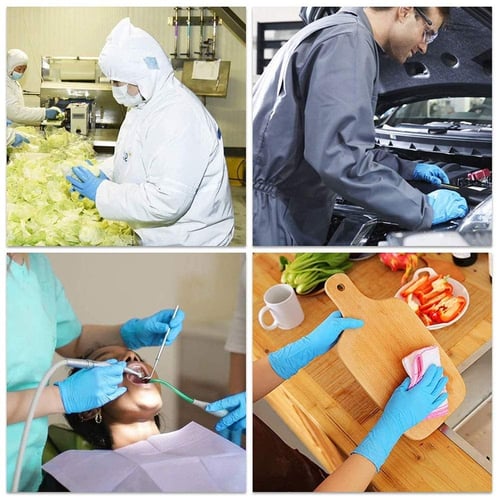 كرتون قفازات فحص لاتكس بدون بودرة - كرتون بها 10 ب...