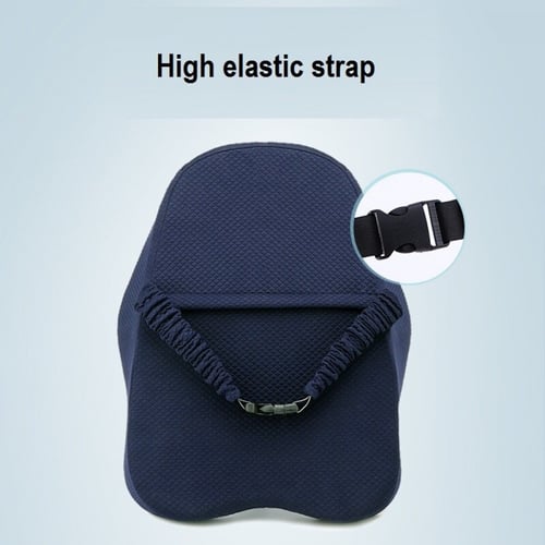 وسادة دعم للظهر ميموري فوم من ماى ريست لون ازرق -...