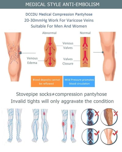 جوارب دوالي ايطالي كولون مفتوح ضغط 19-22 لون أسود
