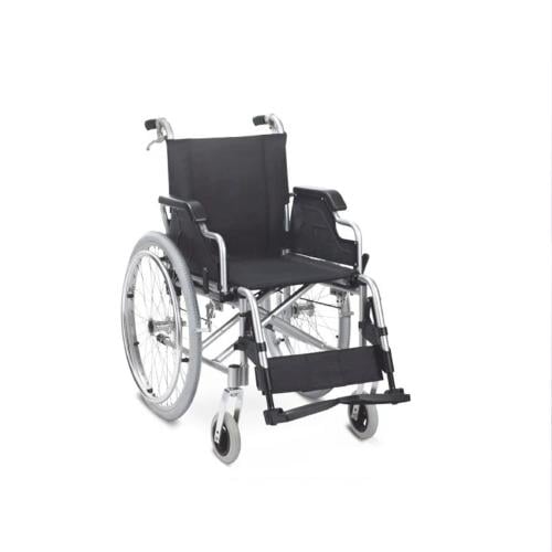 كرسي متحرك خفيف الوزن مع دعامات سوداء جانبية Dorra...