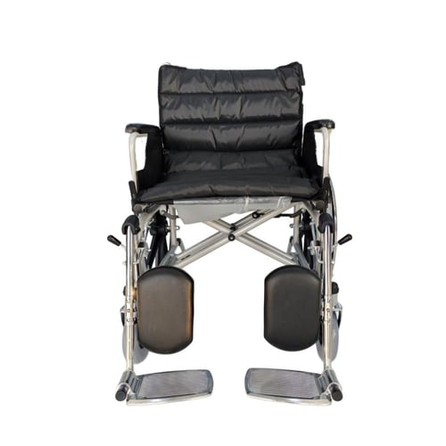 كرسي متحرك عريض بمقعد واسع 22 انش مع ساند ارجل JL9...