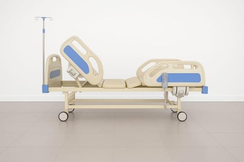 سرير طبي كهربائي 4 حركات شديد الانخفاض جوانب فايبر