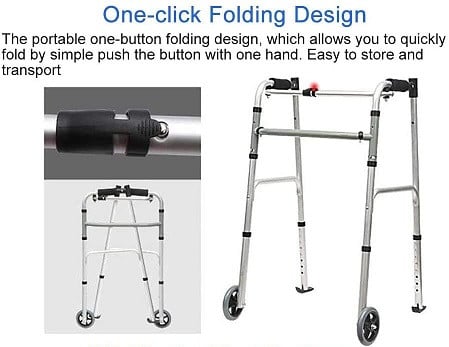 مشايه متحركه بعجلات أمامية مزدوجة 5 انش Dorra JL96...