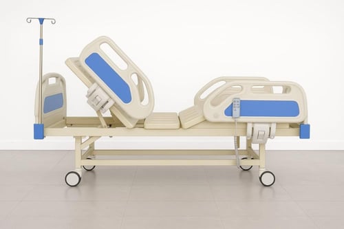 سرير طبي كهربائي 4 حركات شديد الانخفاض جوانب فايبر