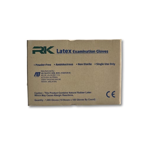 عرض خاص 10 كرتون كفوف لاتيكس ماليزي RK