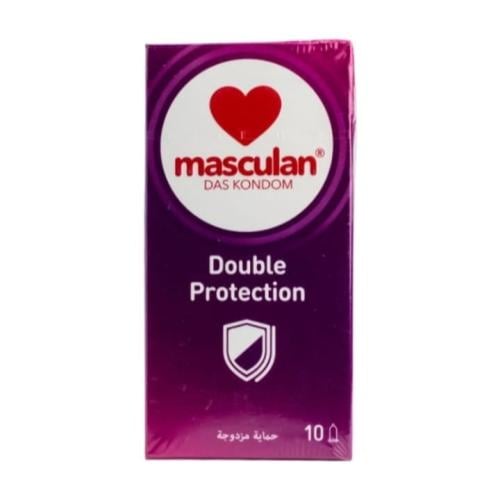 واقي ذكري كوندوم حماية مزدوجة Masculan