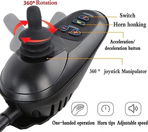 كرسي متحرك كهربائي اوتوماتيكي بالكامل Dorra JL155