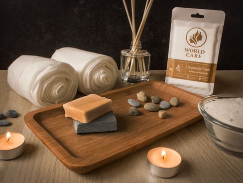 مناشف صحية عالية الامتصاص من ورلد كير ، للاستعمال...