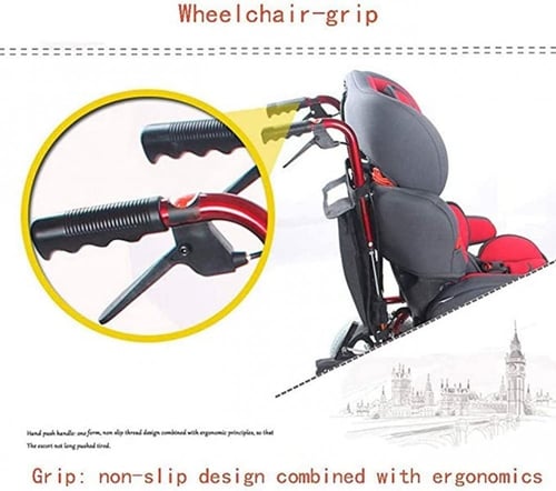 كرسي متحرك بطاولة طعام Dorra JL258LBYGP