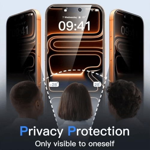 حماية شاشة خصوصية آيفون Armor 9H – زجاج مقوى مضاد...