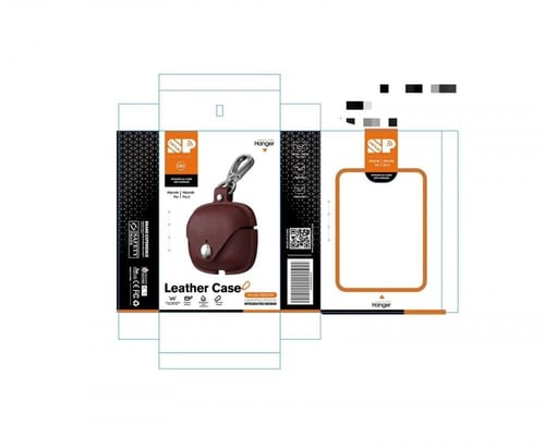 كفر سماعة ايربودز 2 من الجلد