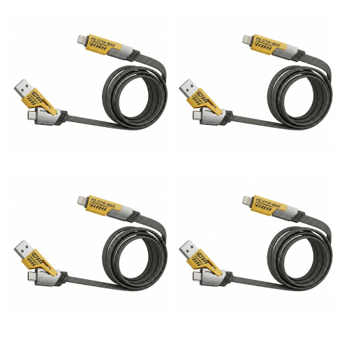 عرض الشحن المتعدد 4 كيابل مضفرة مقاومة للقطع قماش...