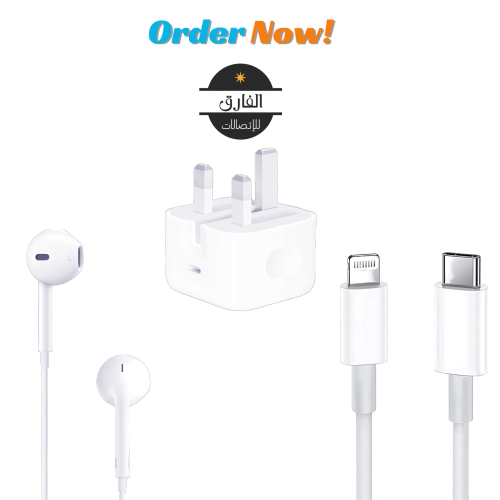 3 قطع لأجهزة آيفون راس فيش وسماعة