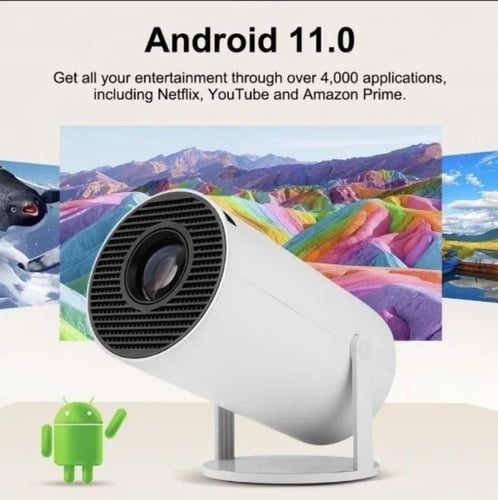 INSUP- جهاز عرض بروجكتر ذكي 4K