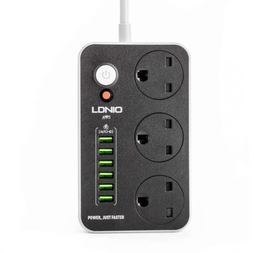 توصيلة كهربائية LDNIO SC3604 5M مقاومة للحريق بثلا...