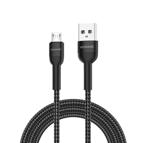 Red Magic- كيبل شحن ميكرو USB قماش مقاوم للقطع وال...