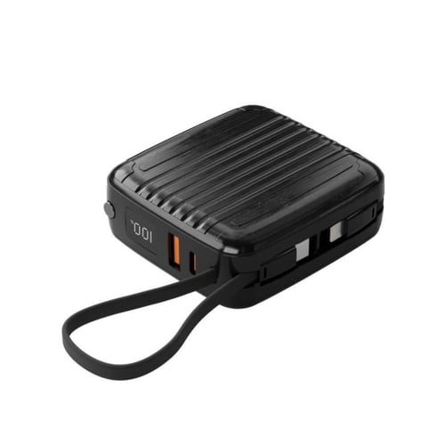 باور بانك محمول بسعة 10,000 مللي أمبير بتصميم أنيق...