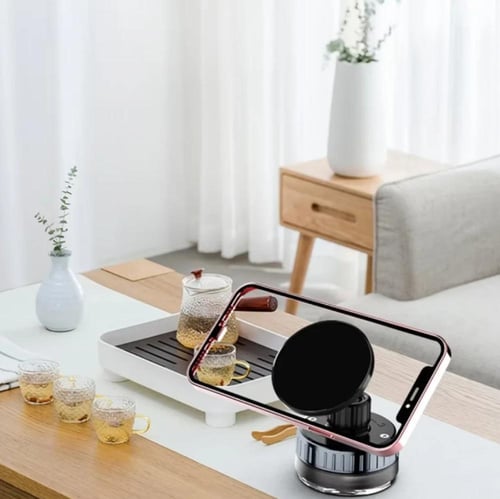 حامل مغناطيسي للهاتف بقاعدة شفط قوية – دوران 360