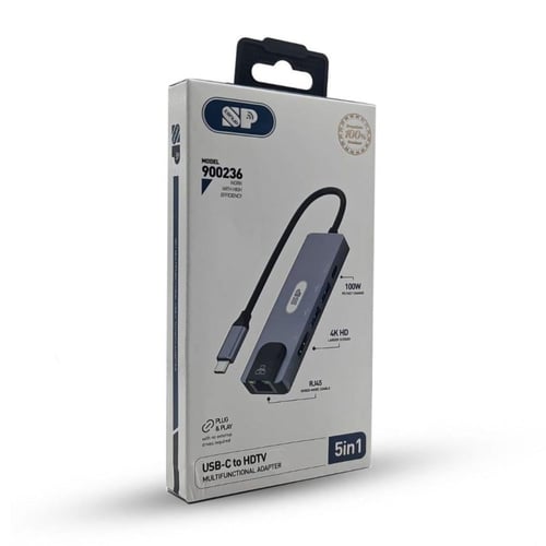 محول USB-C متعدد الوظائف - 5 في 1