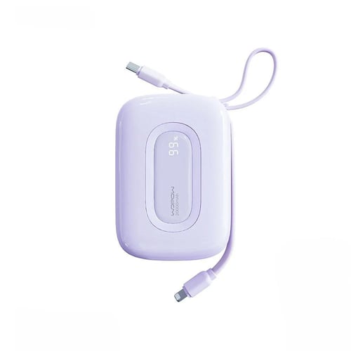 باور بنك 20000mAh – شحن سريع بكابل مدمج تايب سي وآ...