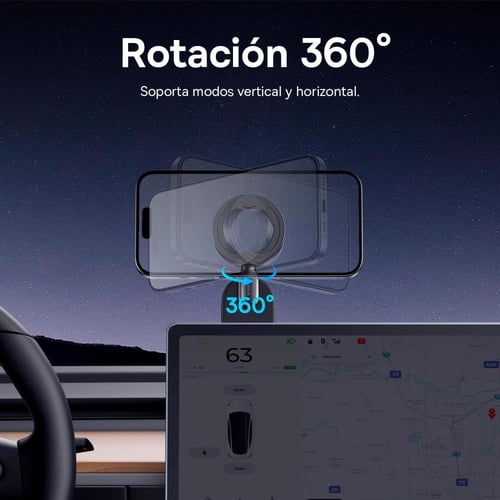 مغناطيس كلاستر C02 حامل هاتف سيارة قوي ومريح مق سي...