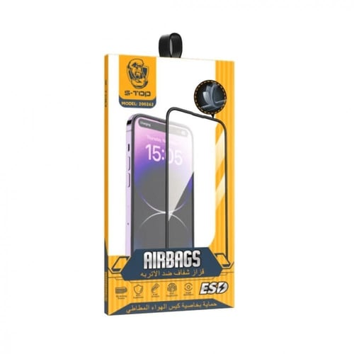 استيكر زجاج شفاف بخاصية حماية كيس الهواء المطاطي